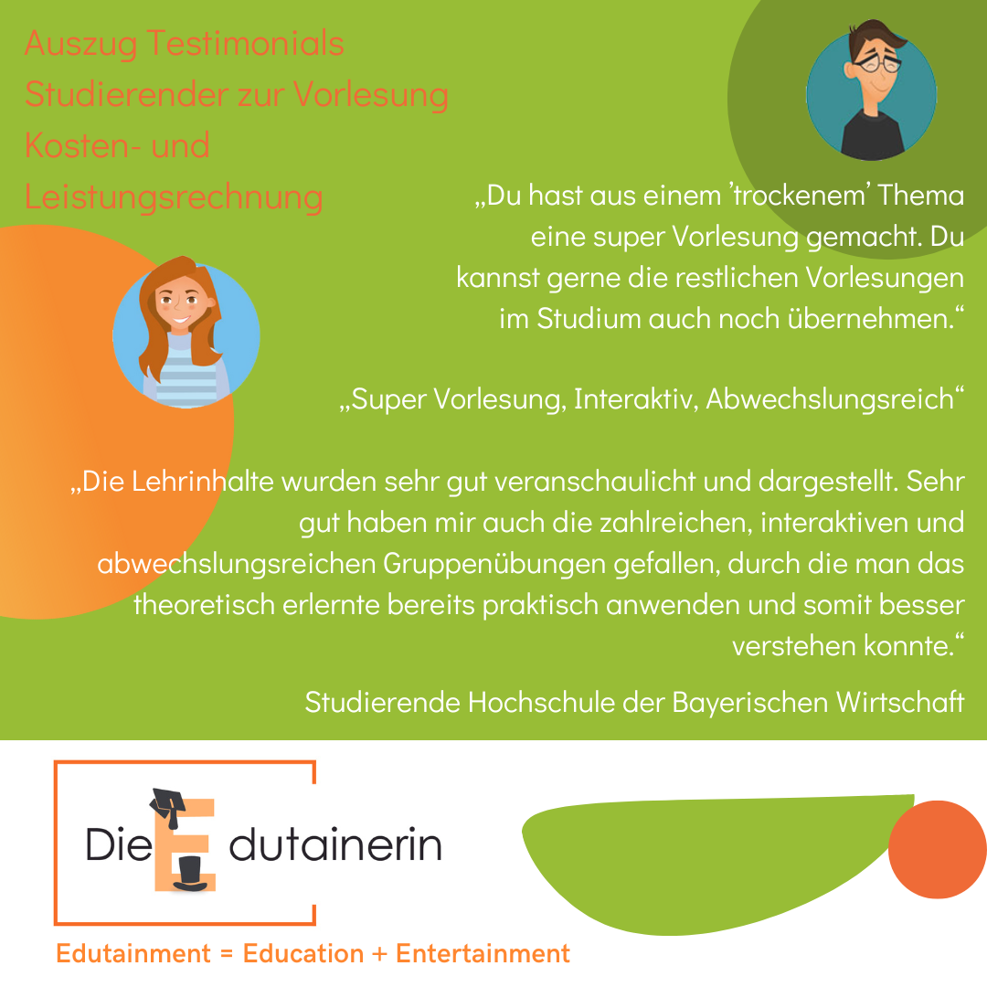 Lernspiel-Paket für Kosten- und Leistungsrechnung