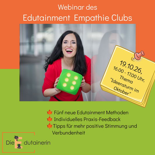 Edutainment Empathie Club: Webinar am 19. Oktober 2026